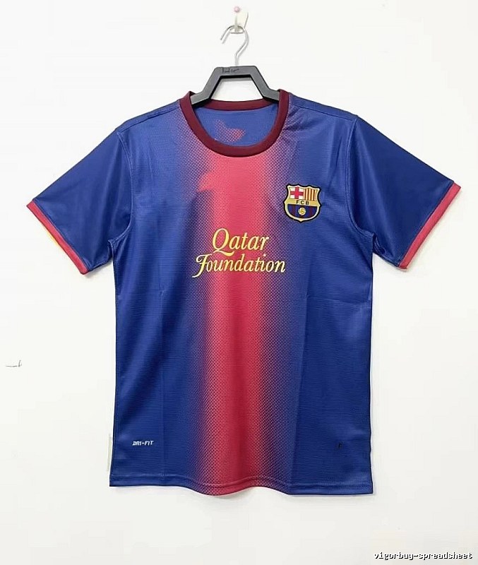 Barcelona Gift Ready Retro soccer jersey Blue Red Barcelona with Fresh Pattern