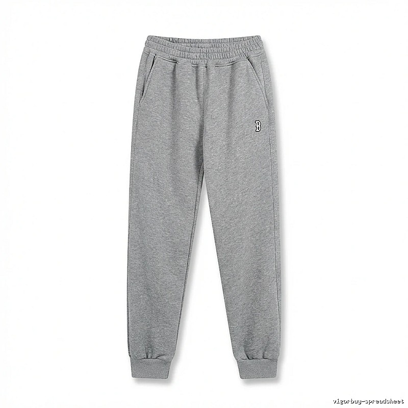 Basic style casual gray sweatpants of MLB
