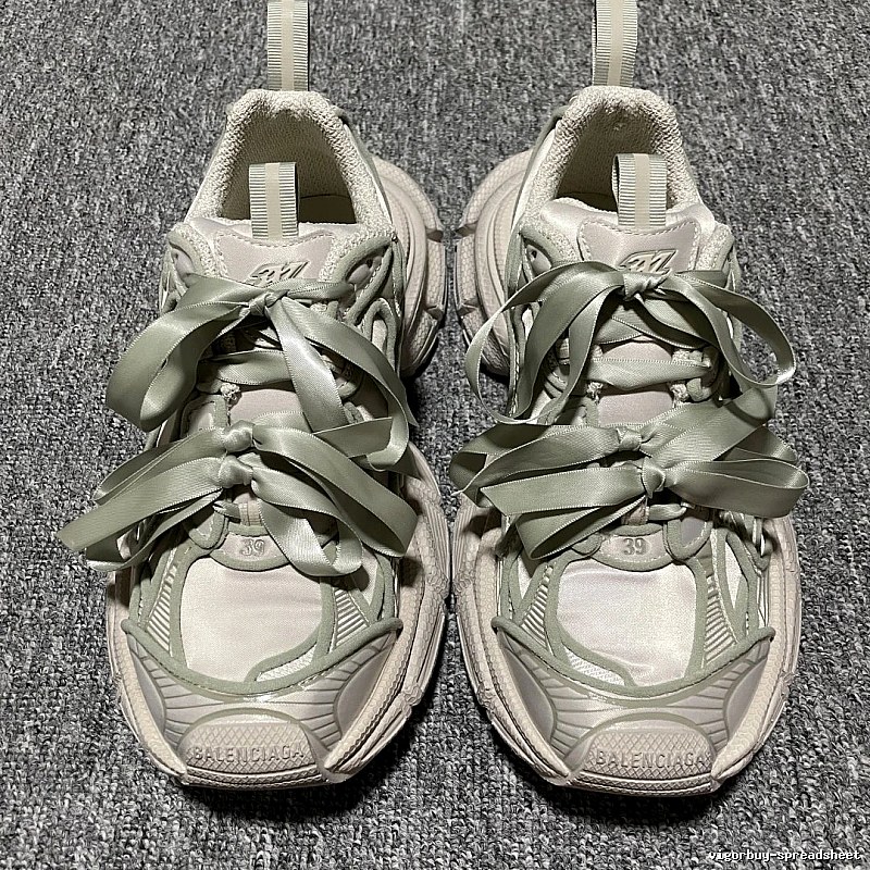 Beige Runner Sneaker by Balenciaga with Beige Layered Runner