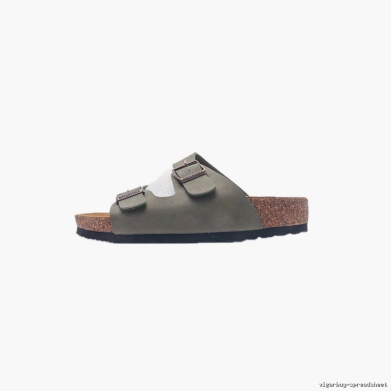 Birkenstock Arizona Casual-style Olive Green Slide Sandals