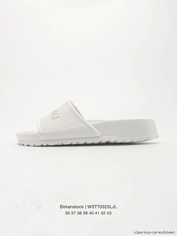 Birkenstock Minimalist Casual Style White Slide Sandals