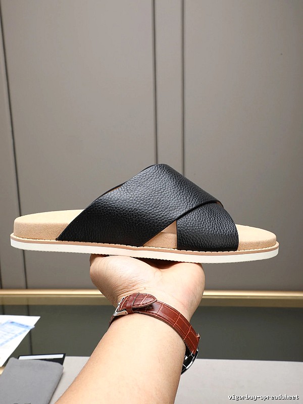 Brunello Cucinelli Casual-style Black Slide Sandals