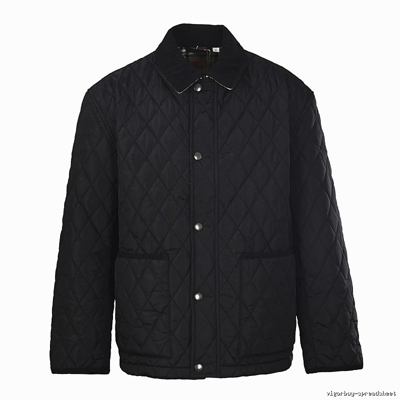 Burberry Diamond Quilting Quilted Field Jacket for winter