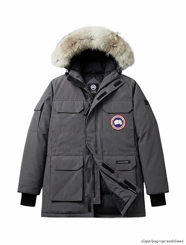 Canada Goose Parka Style Dark Grey Down Jacket