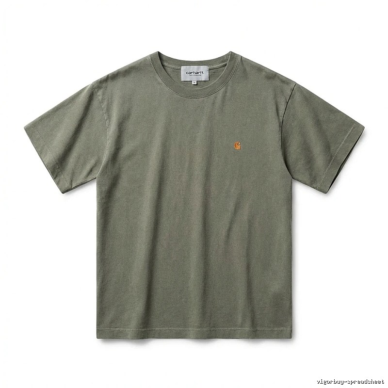 Carhartt basic retro style olive green T-shirt