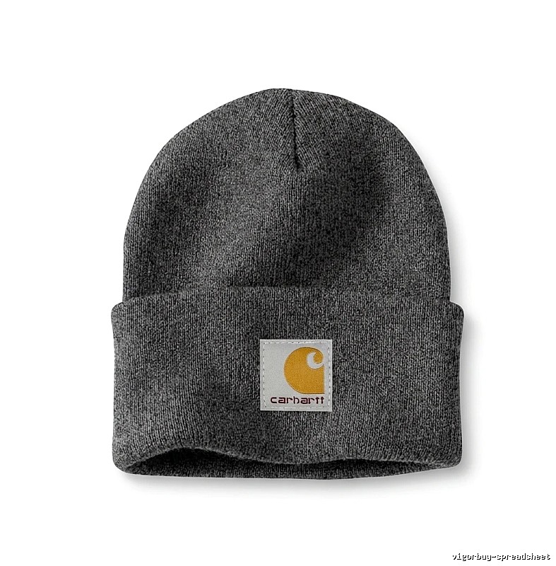 Carhartt classic grey beanie