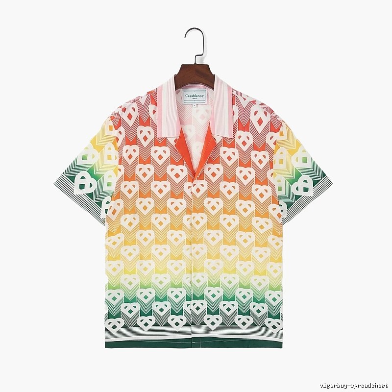 Casablanca Rainbow Gradient Style Shirt