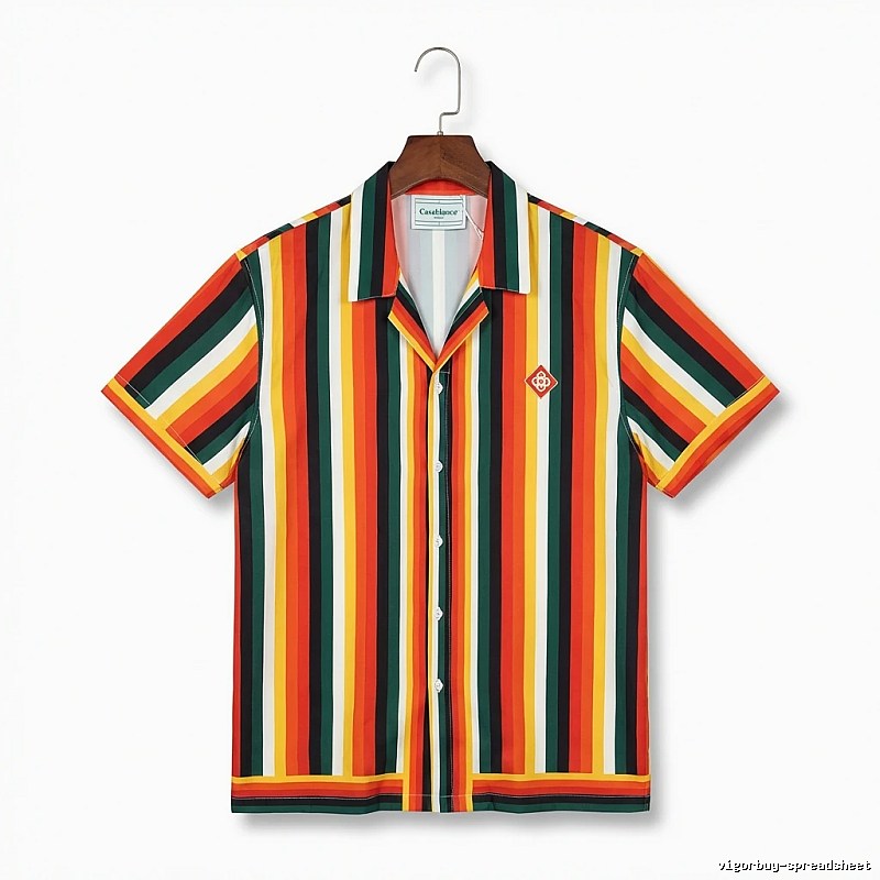 Casablanca striped retro-style shirt