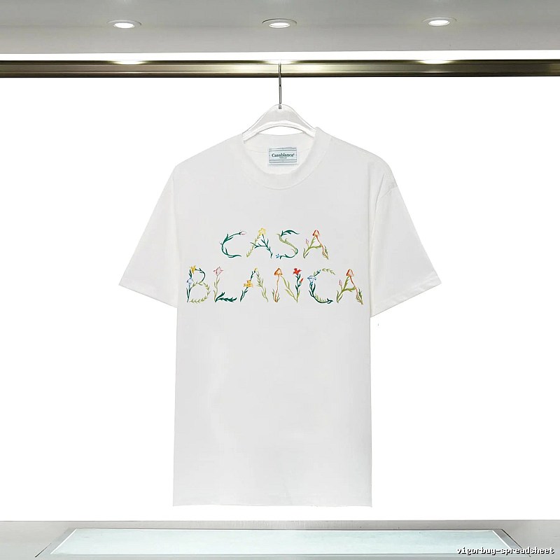 Casablanca - style printed white T - shirt