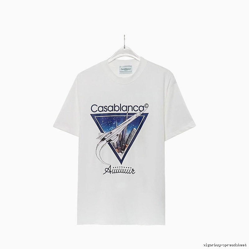 Casablanca Universe Wind White T-shirt