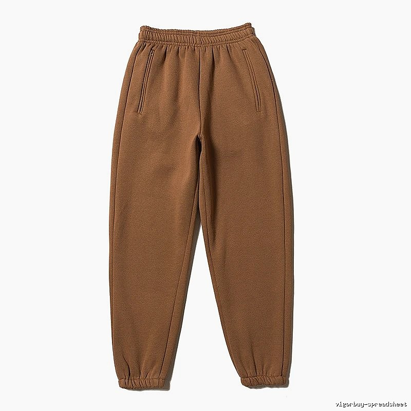 Casual Gray sweatpants Plain Gray Cuffed for Streetwear Looks