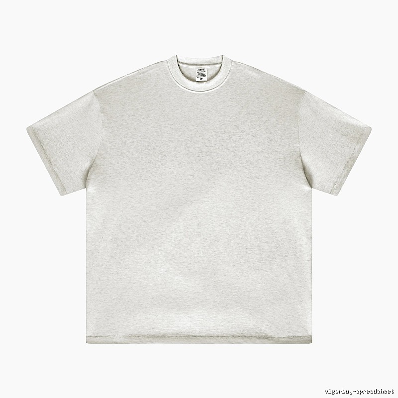 Casual Plain white T-shirt Minimal White Short for Streetwear Looks