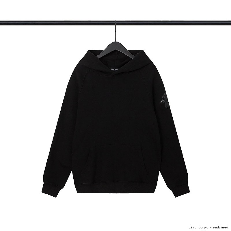 Chrome Hearts 2089-83 Black Cross Graphic Hoodie Active Casual