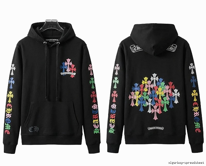 Chrome Hearts Colorful Cross Hoodie