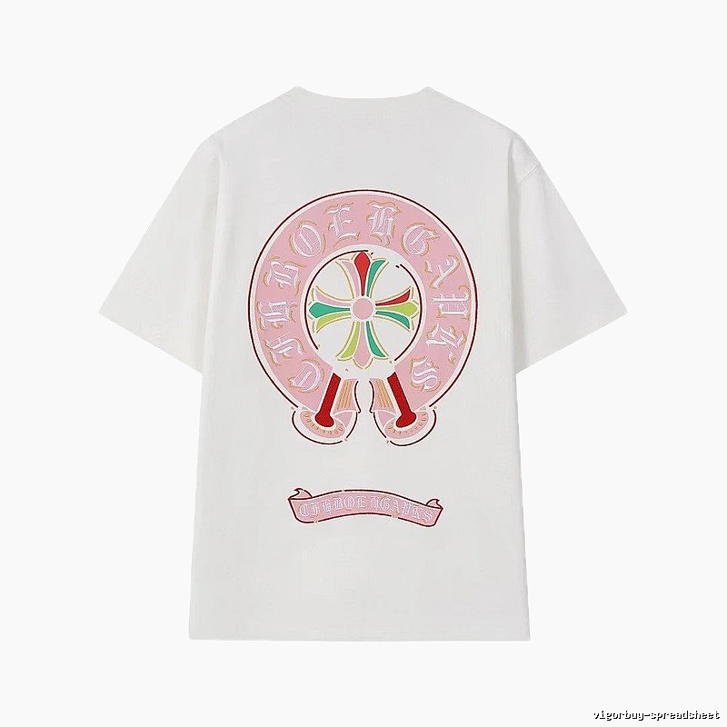 Chrome Hearts Cross Print Street Style Off-white T-Shirt
