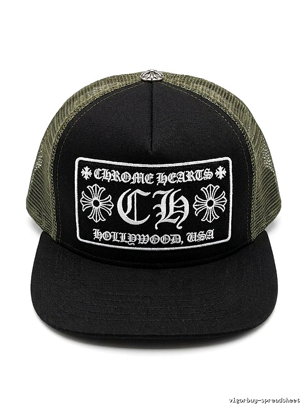 Chrome Hearts Retro Style Black Hat