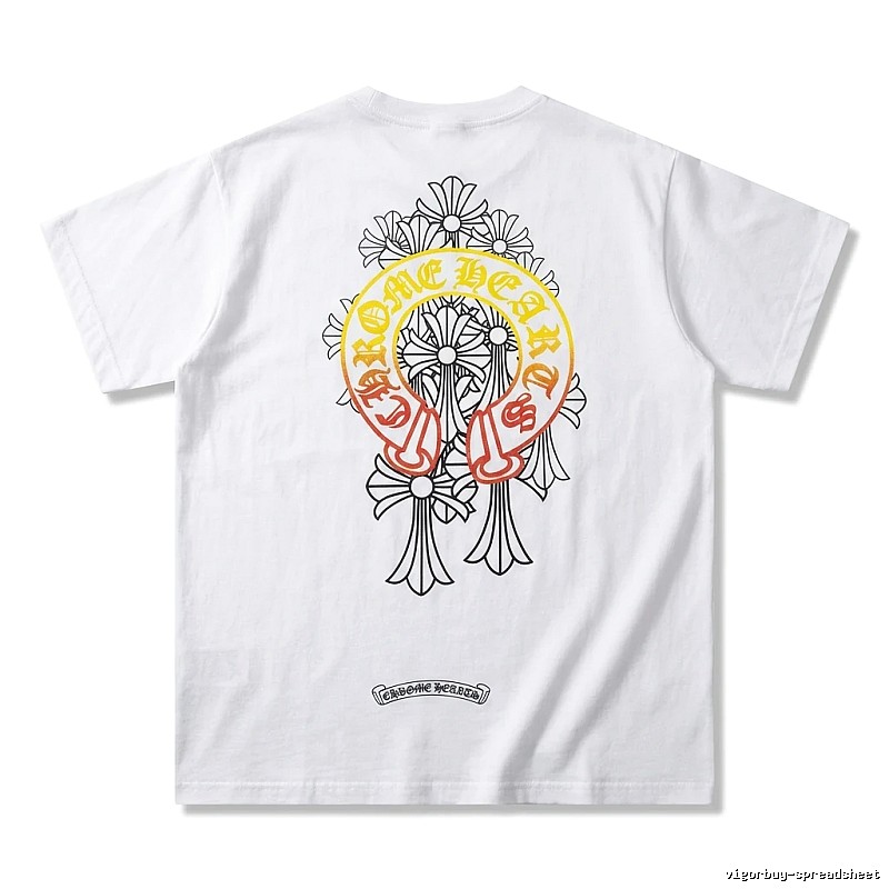 Chrome Hearts Retro Style White T-shirt