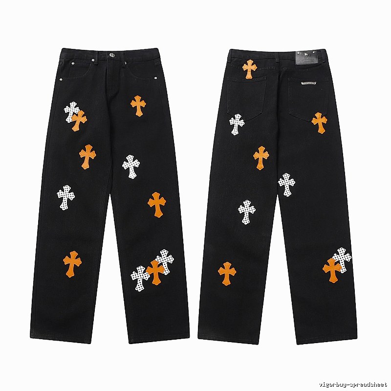Chrome Hearts Sport Graphic jeans Light Denim Jeans for Collection Drops