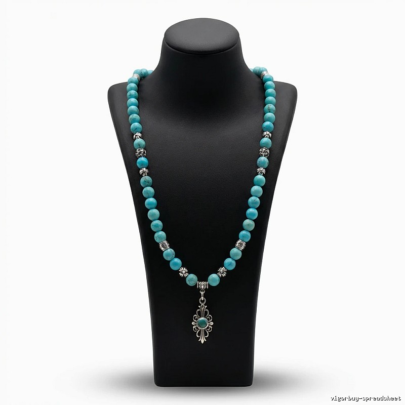 Chrome Hearts Turquoise Vintage Necklace