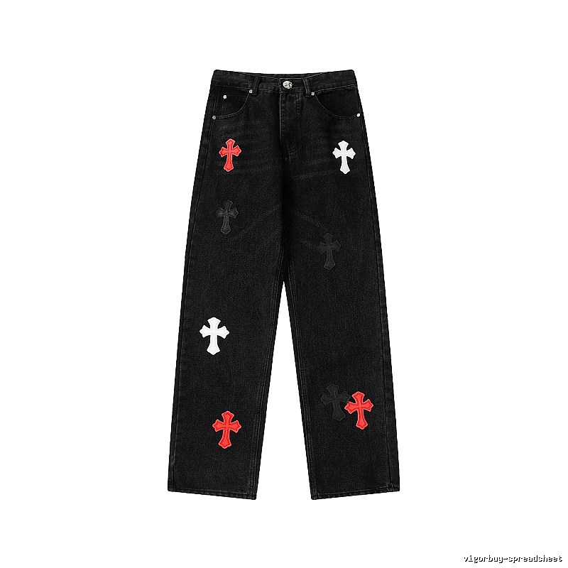 Chrome Hearts Urban Graphic jeans Light Denim Jeans with Casual Appeal