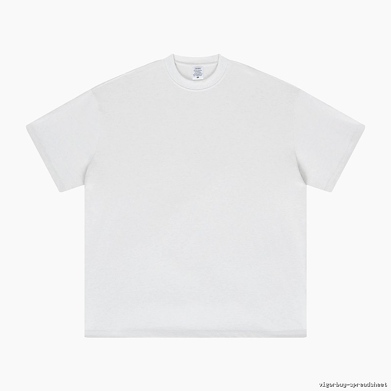 Classic Plain white T-shirt Minimal White Short for Daily Styling