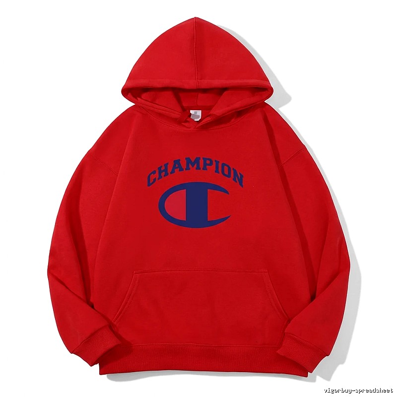 Classic trendy brand Champion red hoodie