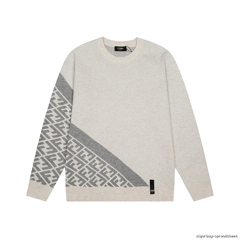 Cold Weather Jacquard Knit Sweater by ThomBrowne with Geometric Pattern