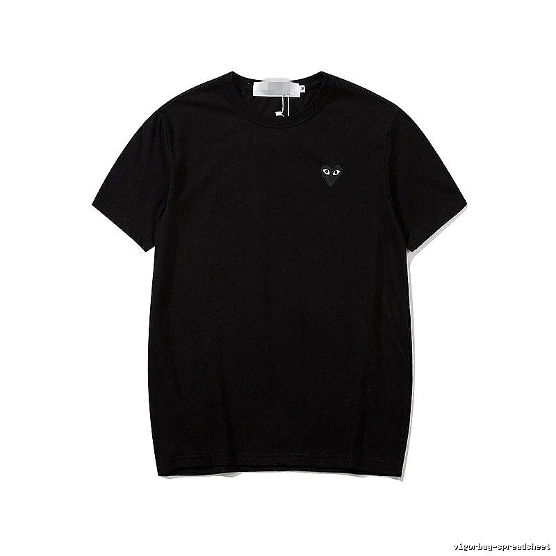 Comme des Garcons PLAY 2021-95 Black Style 2195 Heart Logo T-Shirt Everyday Rotation