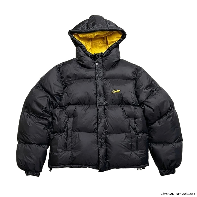 Corteiz Black Trendy and Cool Down Jacket