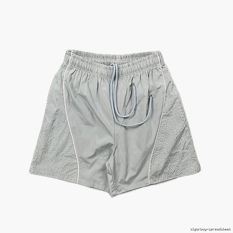 Corteiz Breathable Street Style Grey Sports Shorts