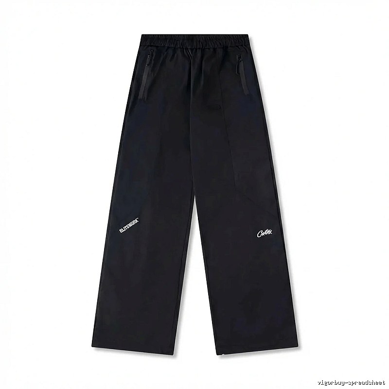 Corteiz Elite Series Trendy and Cool Style Black Long Pants