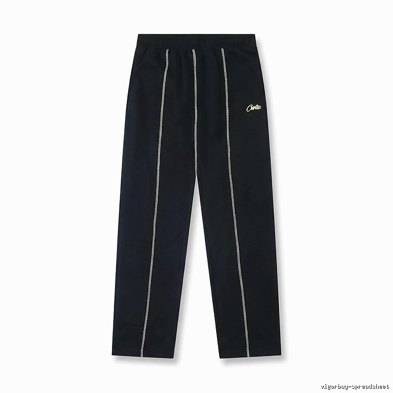 Corteiz minimalist style black trousers