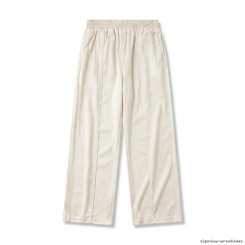 Corteiz minimalist style off-white wide-leg pants