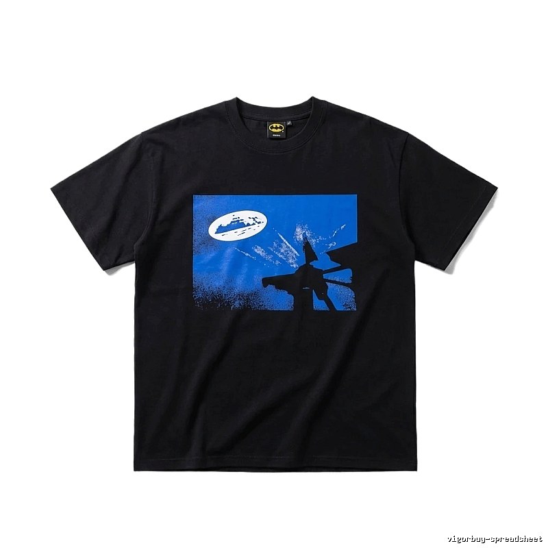 Corteiz Sci-Fi Style Black Short-Sleeve Shirt