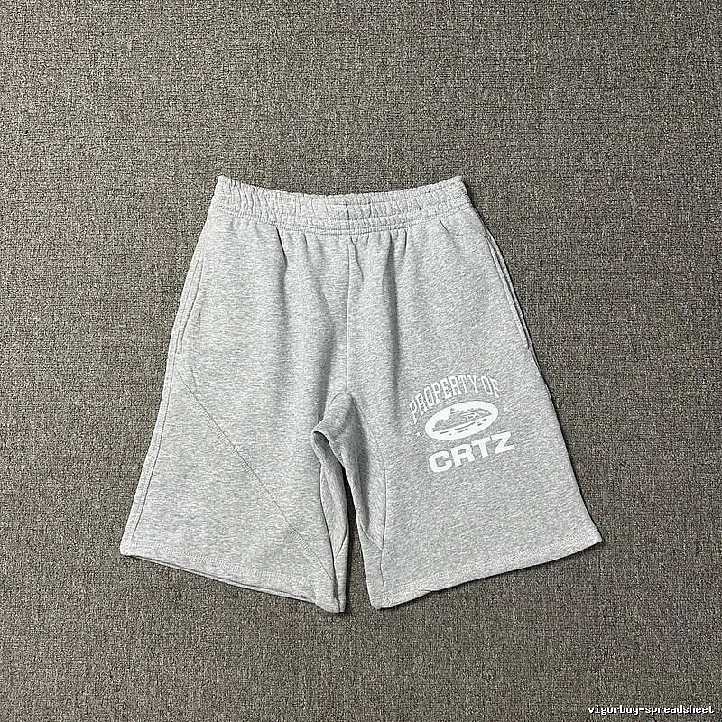 Corteiz sporty grey shorts