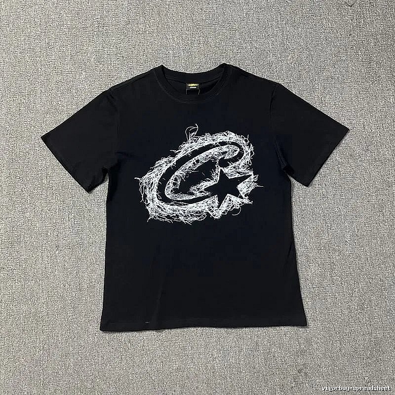Corteiz Summer Logo T-shirt Black Corteiz with Bold Graphic