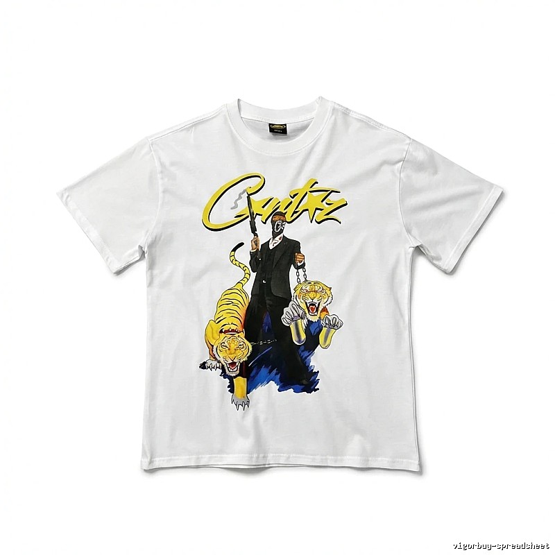 Corteiz Trendy and Cool Style White T-shirt