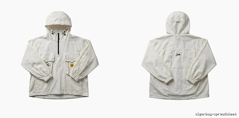 Corteiz Workwear Style White Jacket