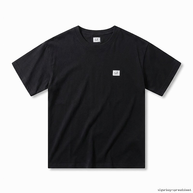 C.P. Basic Style Simple Black T-shirt