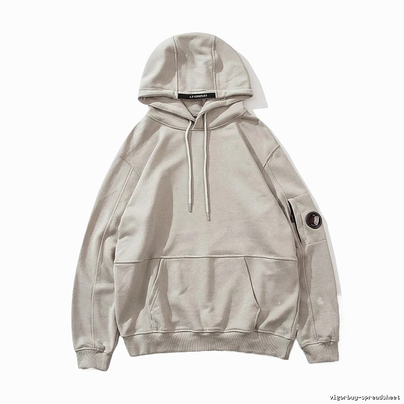 C.P. Company minimalist light gray hoodie