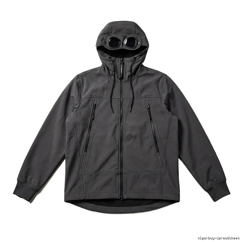 C.P. Hooded Functional Style Grey Coat