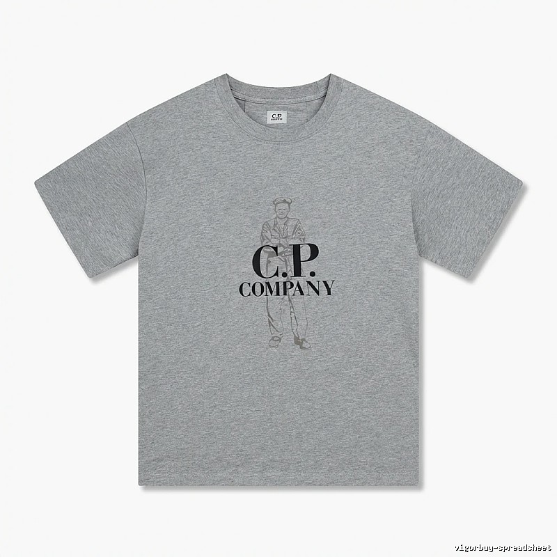 C.P. Retro Style Gray T-shirt