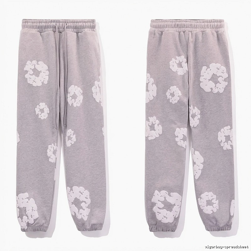 DENIM TEARS Printed Casual Grey Pants