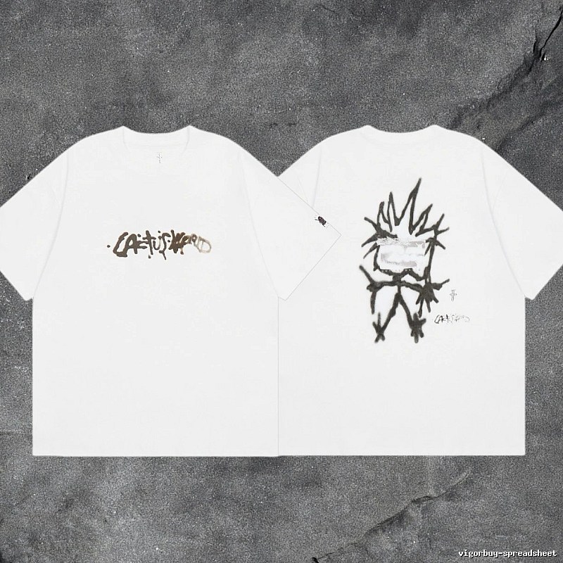 Denim Tears White Graphic T-Shirt Bold Graphic