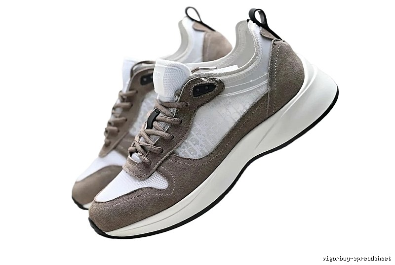 Dior casual style grey and white sports shoes