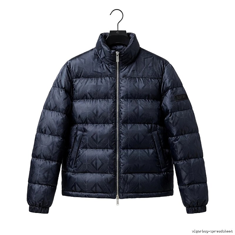 Dior quilted black down jacket