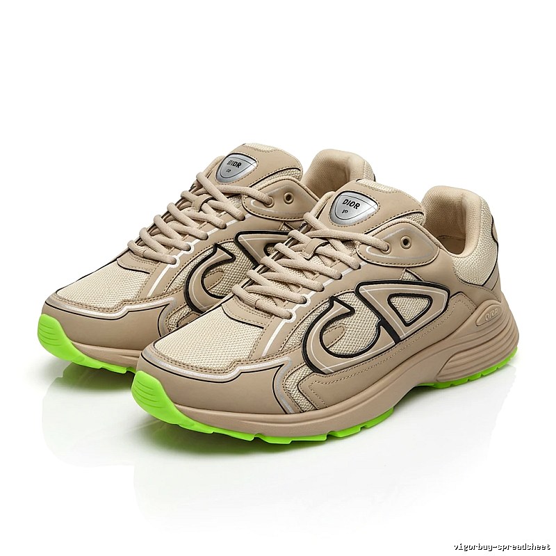 Dior retro style mint green sports shoes
