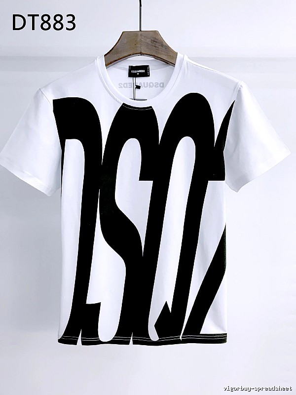 DSQUARED2 Large Letter Street Style White T-Shirt