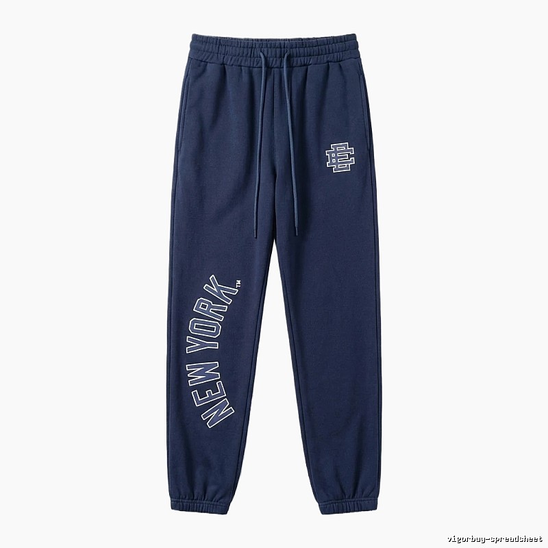 Eric Emanuel New York Style Navy Blue Sweatpants