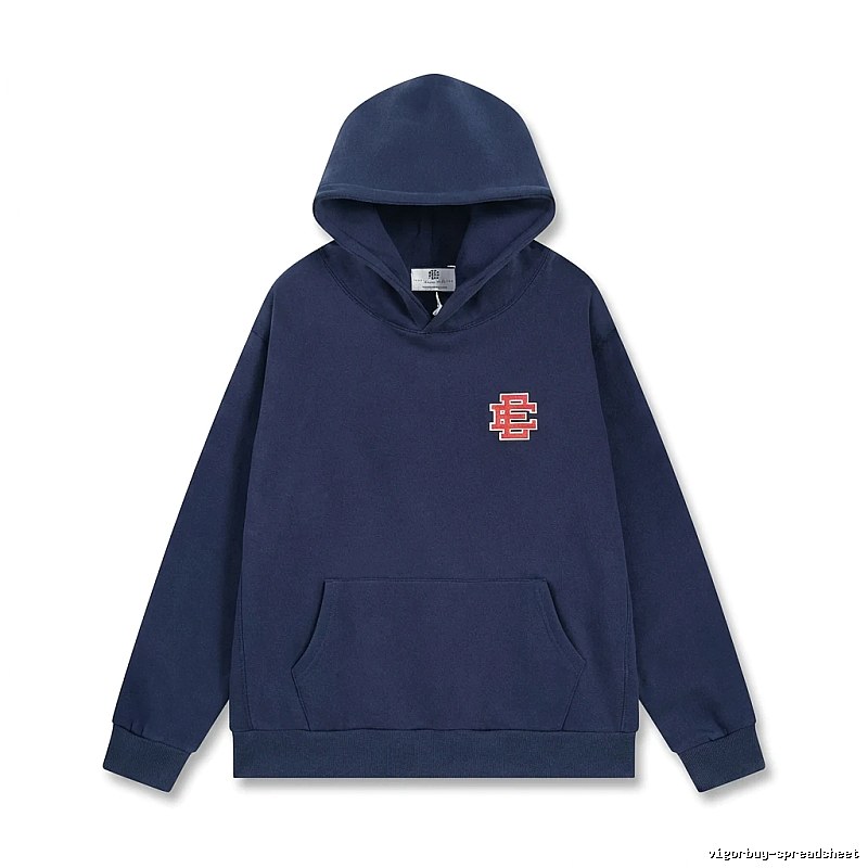 Eric Emanuel simple style navy blue hoodie